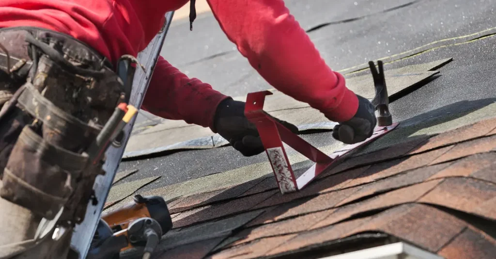 Raleigh home with visible roof damage needing urgent roof repair