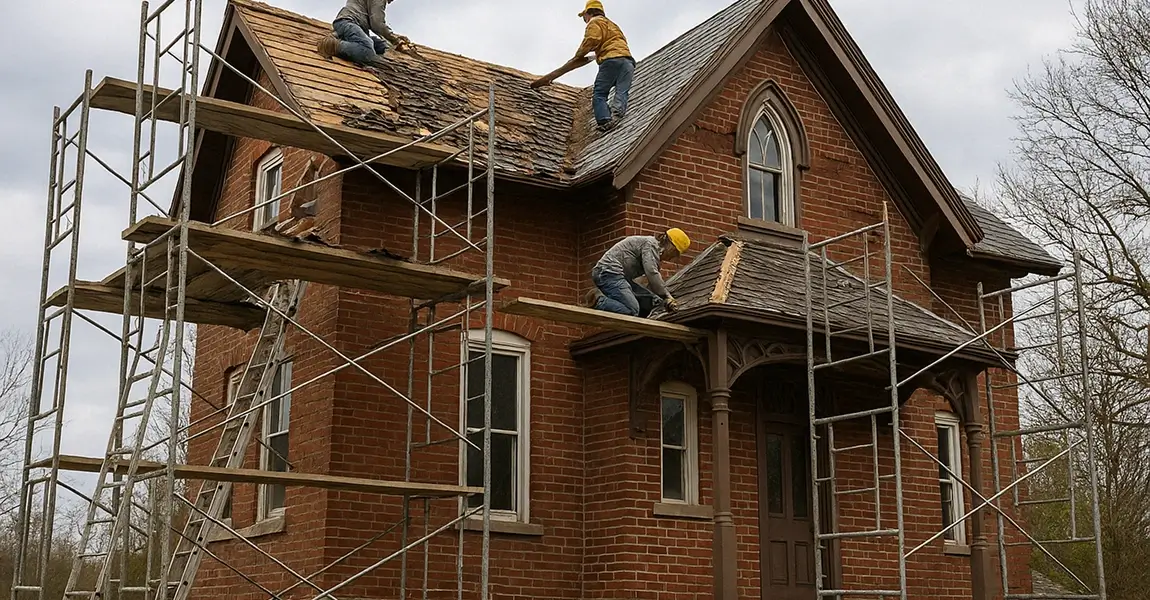 challenges in historical roof restoration