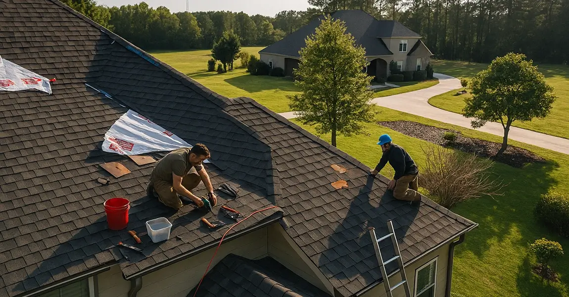 Roof leak detection techniques used by professionals to find hidden damage.